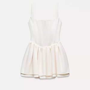 Zara ruched corset dress, size XS